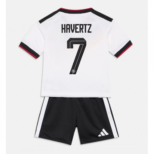 Dětský Fotbalový dres Německo Kai Havertz #7 MS 2026 Domácí Krátký Rukáv (+ trenýrky)